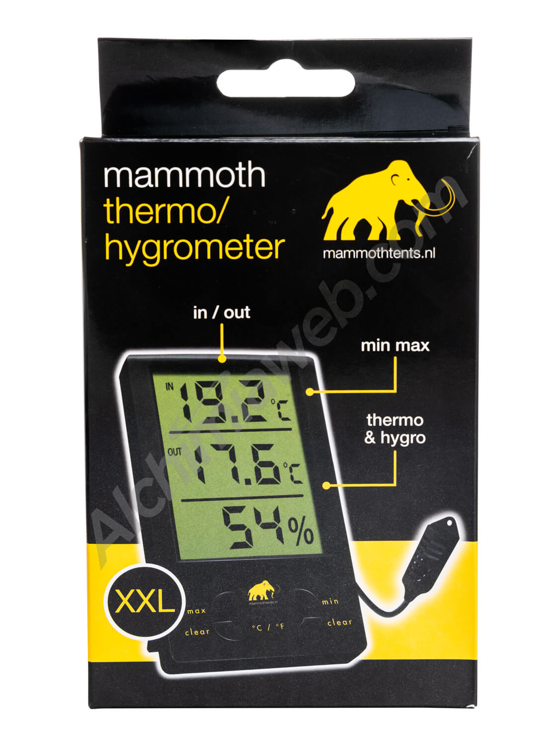 Vente du Thermohygromètre XXL Mammoth avec sonde. Efficacité et contrôle