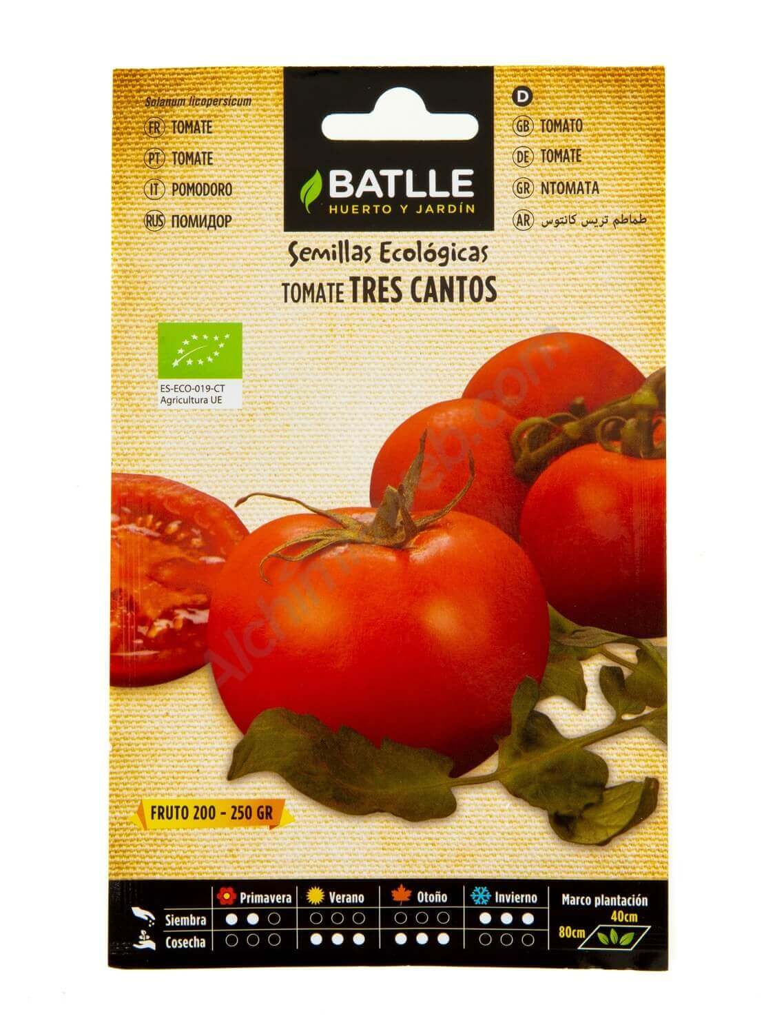 Sale of Batlle Organic Tres Cantos Tomato seeds
